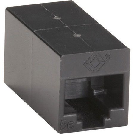 BLACK BOX Cat5E Coupler, Straight-Pinned, Unshield FM509-10PAK